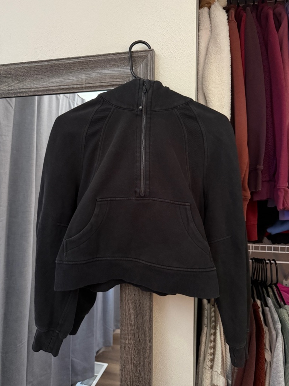Lululemon Scuba Half-Zip Hoodie Black XS/S